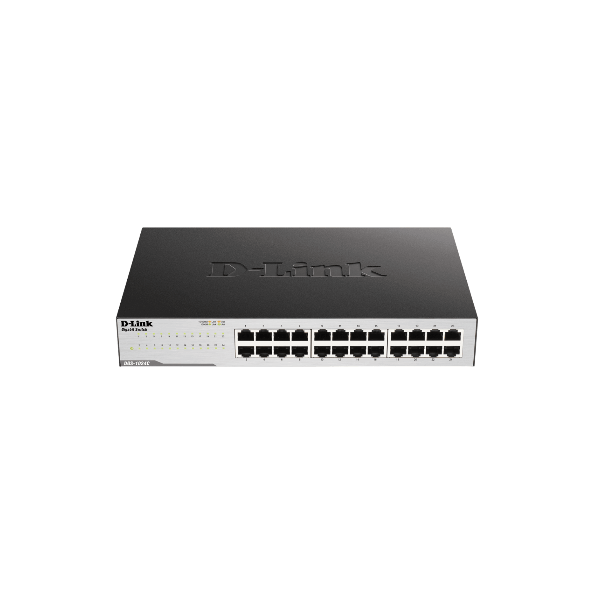D-Link DGS-1024C 24-Port 10/100/1000 Mbps Unmanaged Ethernet System D-Link DGS-1024C 24-Port 10/100/1000 Mbps Unmanaged Ethernet System